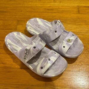 CROCS Lavender Slide Sandals